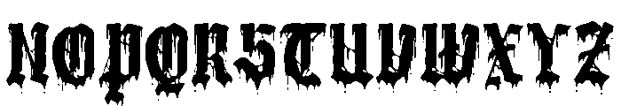 Diabolic DEMO Font UPPERCASE