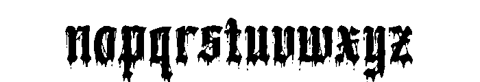 Diabolic DEMO Font LOWERCASE