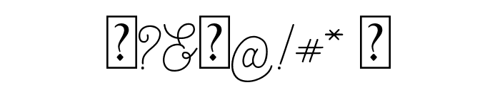 Diahlova standard Font OTHER CHARS