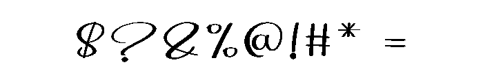 Dialog Lovely Font OTHER CHARS