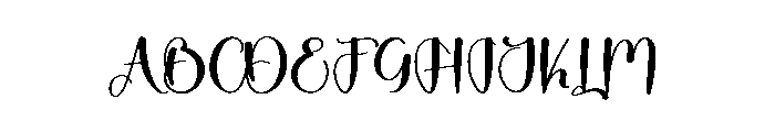 Dialog Lovely Font UPPERCASE