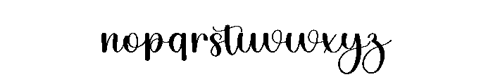 Dialog Lovely Font LOWERCASE