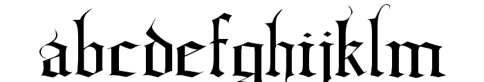Diamond Gothic Font LOWERCASE