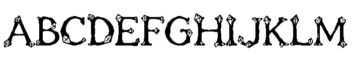 Diamond Well Personal Use Only Font UPPERCASE