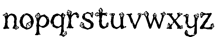 Diamond Well Personal Use Only Font LOWERCASE
