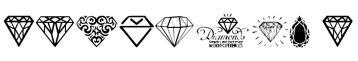 Diamonds Font OTHER CHARS