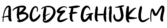 Diary Story Font UPPERCASE