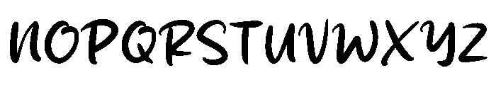 Diary Story Font UPPERCASE