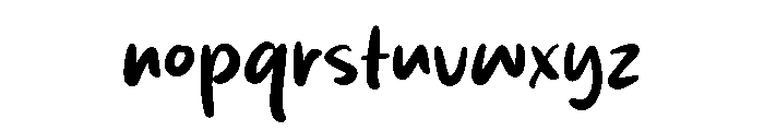 Diary Story Font LOWERCASE