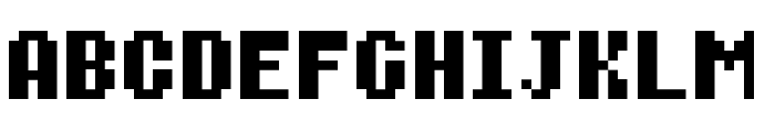 Diary of an 8-bit mage Font UPPERCASE