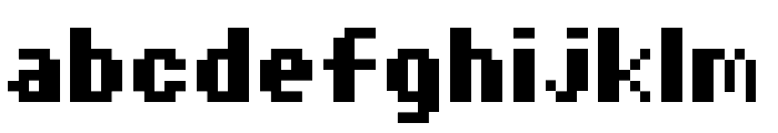 Diary of an 8-bit mage Font LOWERCASE