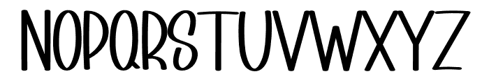 Diary Font UPPERCASE