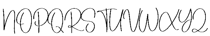 Diarynotes Font UPPERCASE