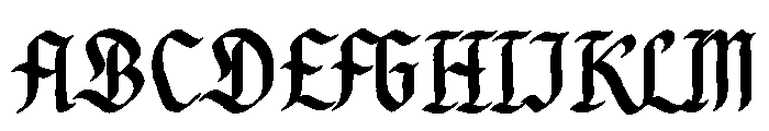 Dicaten Font UPPERCASE