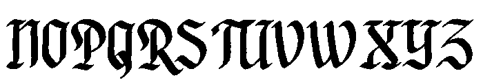 Dicaten Font UPPERCASE