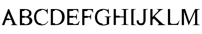 Dichotomy Regular Font LOWERCASE