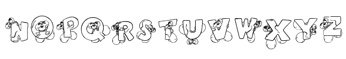 DiddleTheMouse Font UPPERCASE