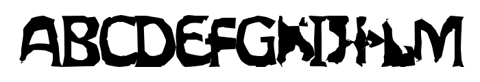 Diet Angst Font LOWERCASE