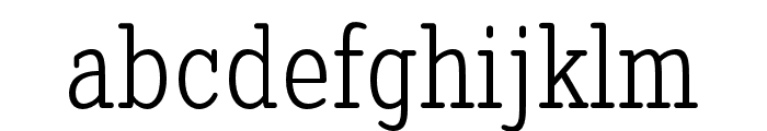 DiezmaRd-Light Font LOWERCASE