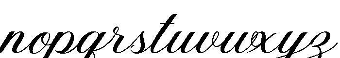 Difarina Sweet Monogram Demo Font LOWERCASE