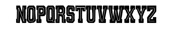 Different College Font LOWERCASE