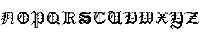 DigiCastle Regular Font UPPERCASE