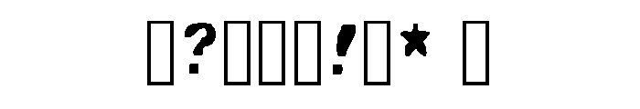 Digimon World Ds Regula Regular Font OTHER CHARS