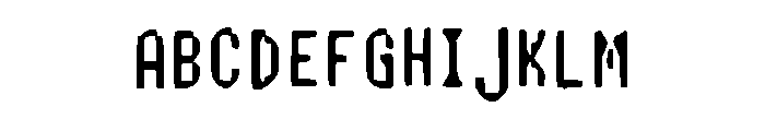 Digimon World Ds Regula Regular Font UPPERCASE