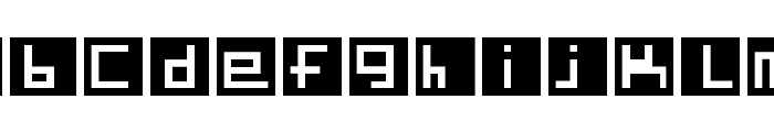 Digit Square Regular Font LOWERCASE