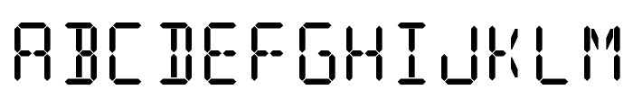 Digit Tech 14 Font UPPERCASE