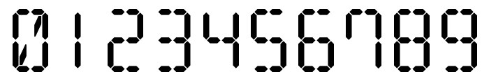Digit Tech 16 Font OTHER CHARS