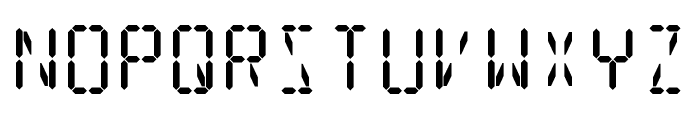 Digit Tech 16 Font UPPERCASE