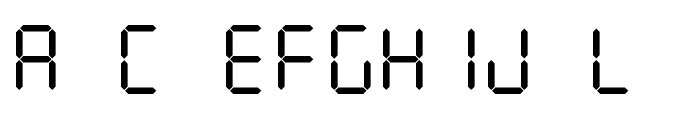 Digit Tech 7 Font UPPERCASE