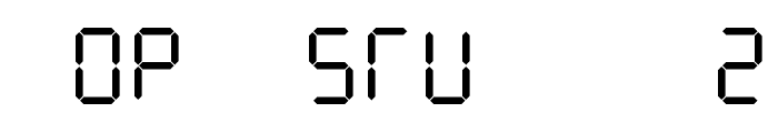 Digit Tech 7 Font UPPERCASE