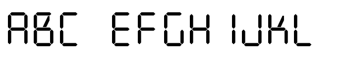 Digit Tech 9 Font UPPERCASE
