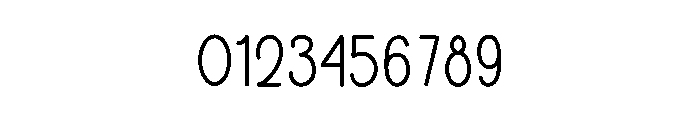 Digital Camera Font OTHER CHARS