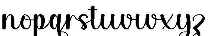Digital Designer Font LOWERCASE