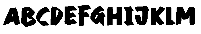Digital Ghost Regular Font UPPERCASE