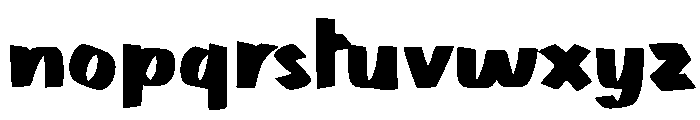 Digital Ghost Regular Font LOWERCASE
