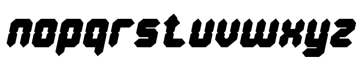 Digital Gothic Bold Italic Font LOWERCASE