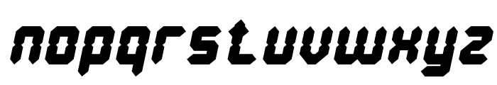 Digital Gothic Italic Font LOWERCASE