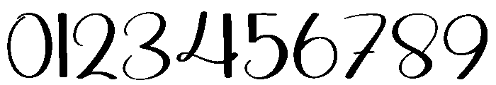 Digital Handmade2 Font OTHER CHARS