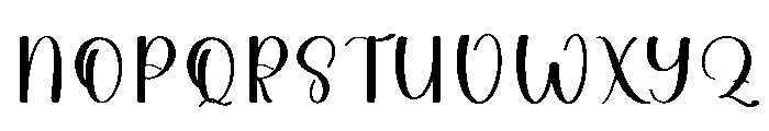 Digital Handmade2 Font UPPERCASE