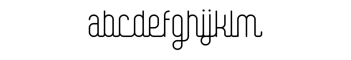 Digital Kauno fenotype Font LOWERCASE