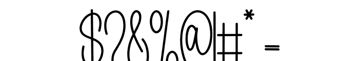 Digital Planers Font OTHER CHARS