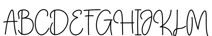 Digital Planers Font UPPERCASE