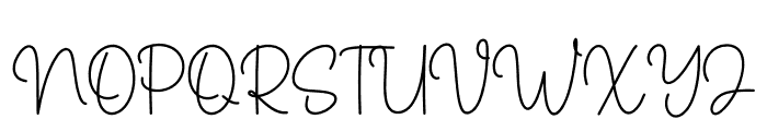Digital Planers Font UPPERCASE