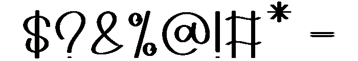 Digital Signature1 Font OTHER CHARS