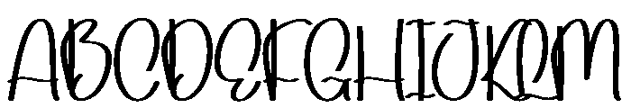 Digital Signature1 Font UPPERCASE