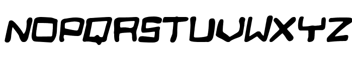 Digital Squiggle Italic Font UPPERCASE